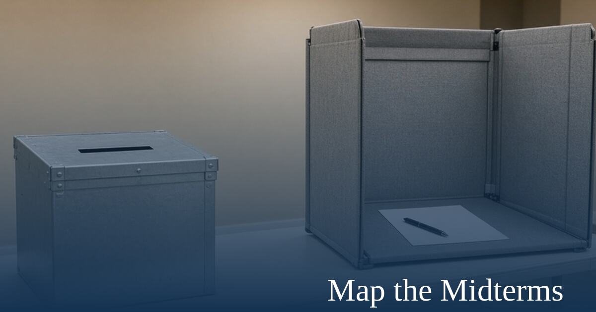 Pick A State Map 2026 ballot lookup · Map the Midterms